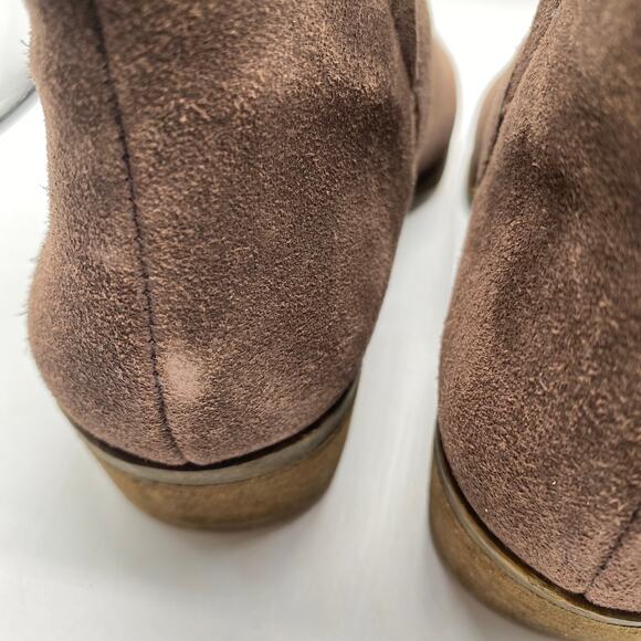 Lucky Brand Benissa Brown‎ Suede Booties Size 6 - Picture 9 of 9